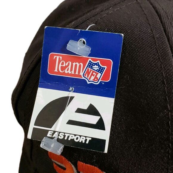 Vtg Cleveland Browns NFL Script Hat Snapback Cap NWT Deadstock Eastport USA - Picture 4 of 16